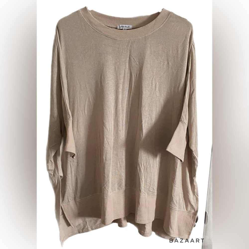 White Birch Top, Oversized, Grunge, Neutral, Sz S, Loungewear, minimalist - Picture 7 of 9